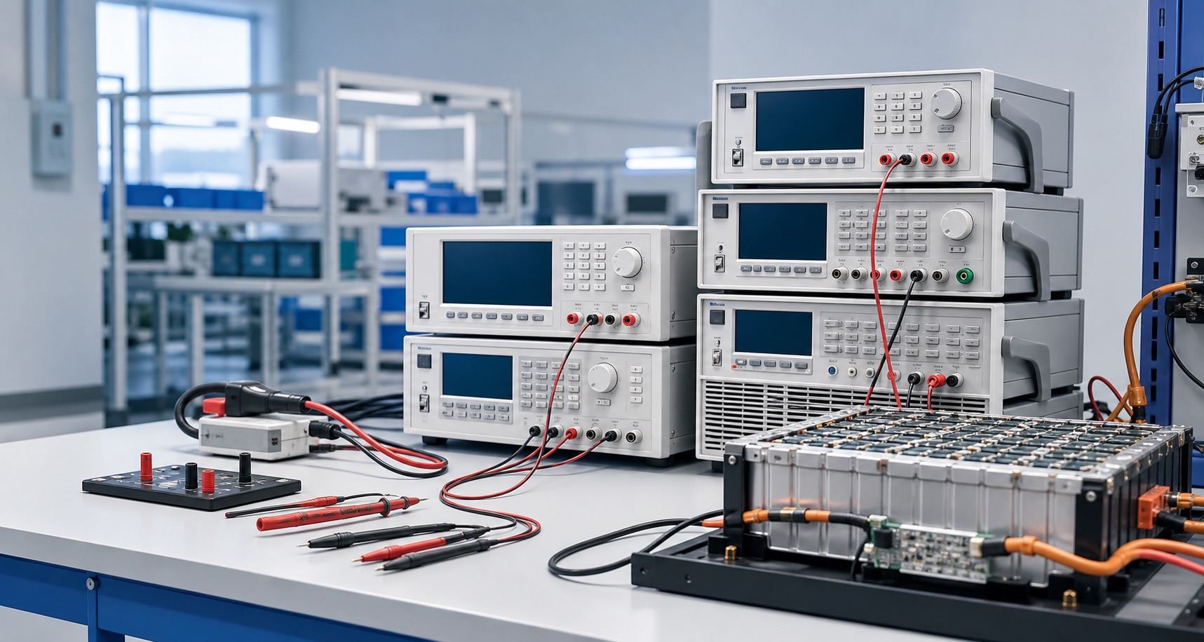 Temporary generated placeholder image of an electrical test bench for Ainuo product-line inquiry support